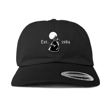 The Cover, a Black Printed Classic Baseball Cap