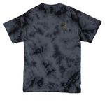 Old Gen, a Black Crystal Tie Dye Tee (back-view)