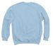 . . . for Human Readers, a Light Blue Crewneck Sweatshirt (back-view)