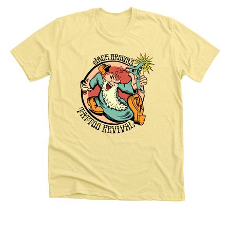 KEEP ON TATTING, a Heather Yellow Gold Premium Unisex Tee