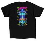 Level up&nbsp;, a Black Classic Unisex Tee (back-view)