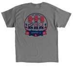 9-9-9 2026, a Charcoal Classic Unisex Tee (back-view)