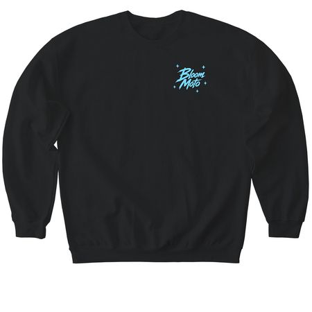 Bloom Moto Logo Tee, a Black Softstyle Crewneck Sweatshirt