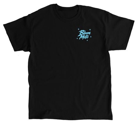 Bloom Moto Logo Tee, a Black Classic Unisex Tee