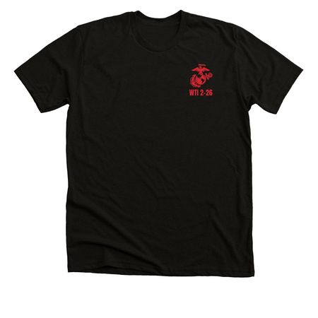 WTI 2-26 Shirts & Sweatshirts, a Solid Black Blend Premium Unisex Tee