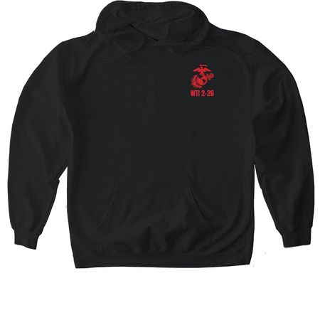 WTI 2-26 Shirts & Sweatshirts, a Black Gildan Softstyle Pullover Hoodie