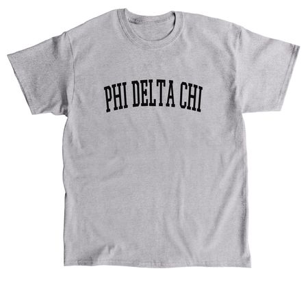 PDC Block Letters (Black), a Sport Grey Classic Unisex Tee