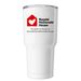 I Love Orono Tumbler&nbsp;, a White Insulated Tumbler (back-view)