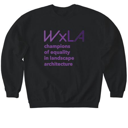 WxLA Apparel, a Black Softstyle Crewneck Sweatshirt