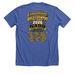 Gold Country's National Qualifiers&nbsp;, a Solid True Royal Premium Unisex Tee (back-view)