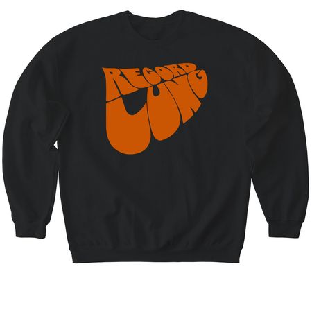 Official Record Lung T-Shirt, a Black Softstyle Crewneck Sweatshirt