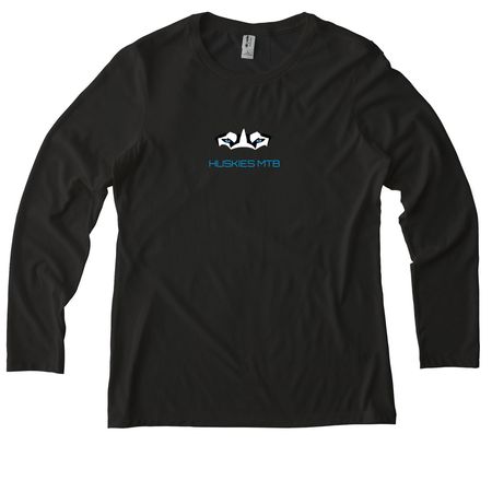 Shirts & Hoodies | Fast Letters | Front/Back, a Space Black Allmade Eco Triblend Women?s Long Sleeve Tee
