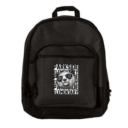 Panda Backpack, a Black Everyday Backpack