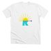 Resilient Arrow BIG Logo, a Solid White Blend Premium Unisex Tee