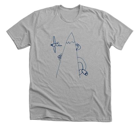 wow, a Athletic Heather Premium Unisex Tee
