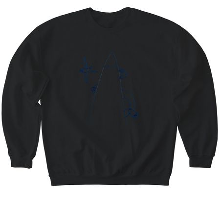 wow, a Black Softstyle Crewneck Sweatshirt
