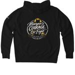 Morgan's Courage Over Cancer, a Black Nike Club Fleece Pullover Hoodie (back-view)