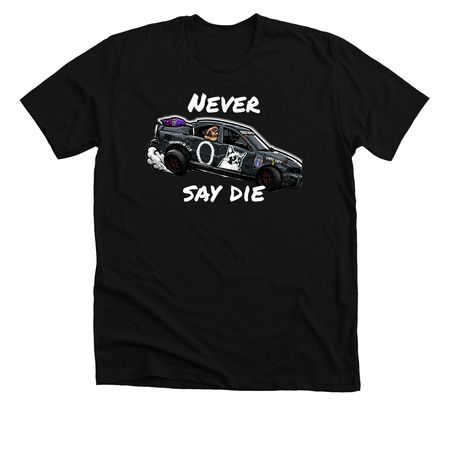 Grumpy 7, a Solid Black Blend Premium Unisex Tee