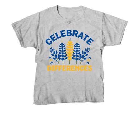 Celebrate Differences (Youth & Adult), a Sport Grey Youth Unisex Tee