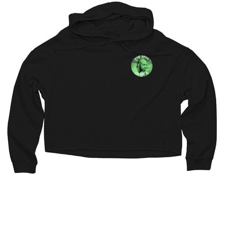 The Spot (Car Cruise In LLC) Merch, a Black Women?s Lightweight Cropped Hoodie