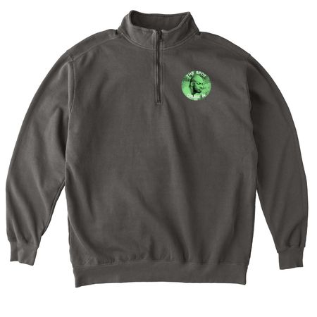 The Spot (Car Cruise In LLC) Merch, a Pepper Comfort Colors Quarter Zip Pullover