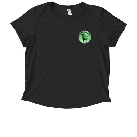 The Spot (Car Cruise In LLC) Merch, a Deep Black Allmade Eco Triblend Women?s Scoop Neck Tee