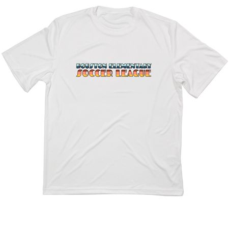 HESL Retro Sport, a White Classic Performance Tee