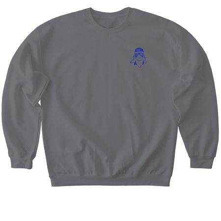 Ferg, a Charcoal Softstyle Crewneck Sweatshirt