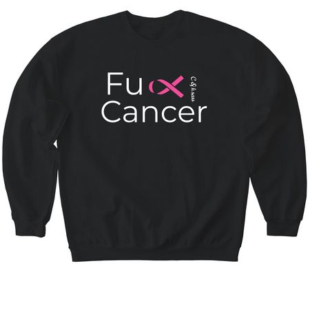 Fight like a girl&nbsp;, a Black Softstyle Crewneck Sweatshirt