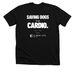 Saving dogs is my cardio, a Solid Black Blend Premium Unisex Tee