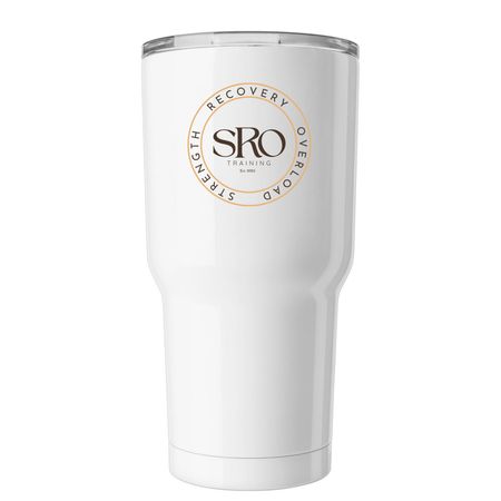 SRO Training, a White Insulated Tumbler