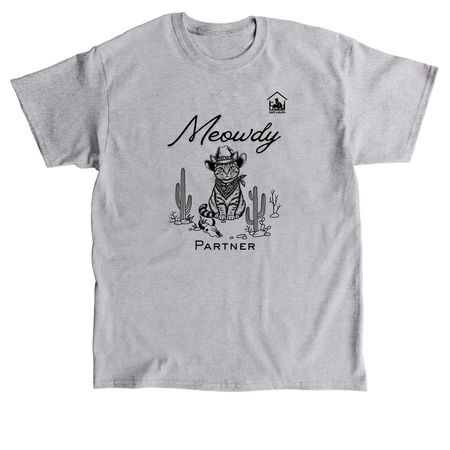 Meowdy Partner, a Sport Grey Classic Unisex Tee