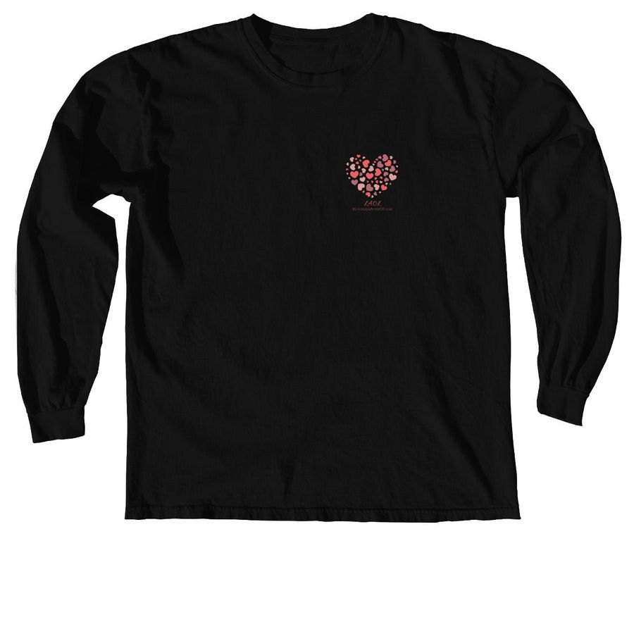 LAOL #2, a Black Comfort Colors Long Sleeve Tee