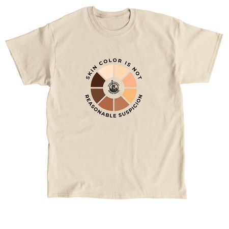 NEW LOGO! Skin Color Circular, a Sand Classic Unisex Tee