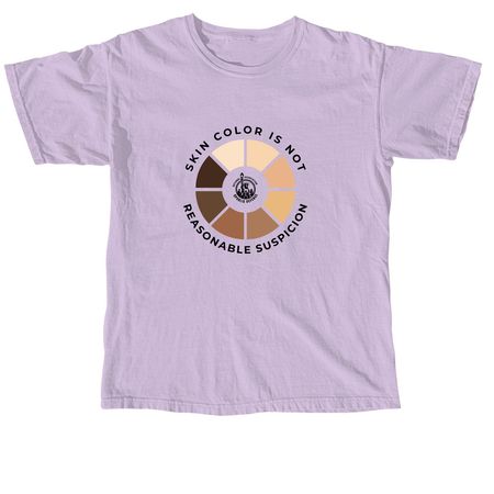 NEW LOGO! Skin Color Circular, a Orchid Comfort Colors Unisex Tee
