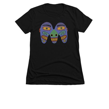 Mountaineer Montessori Adult M-Gear&nbsp;, a Black Women's Slim Fit Tee