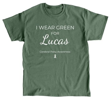 Wear Green For Lucas, a Military Green Classic Unisex Tee