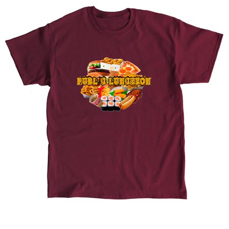 Public Luncheon Merch, a Maroon Classic Unisex Tee