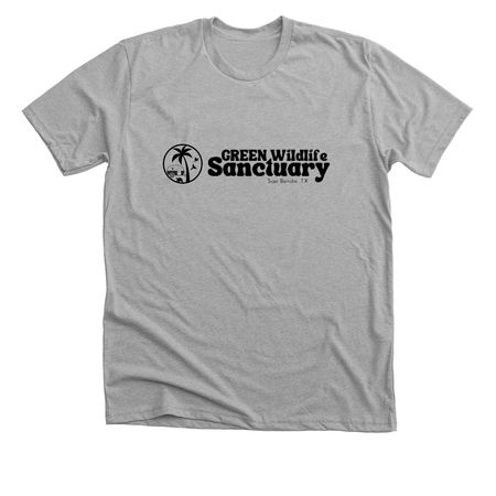 GREEN Wildlife Sanctuary, a Athletic Heather Premium Unisex Tee