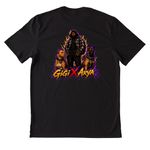 House Of Divas&nbsp;, a Deep Black Allmade Heavyweight Recycled Cotton Tee (back-view)