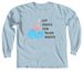 PRIDE MONTH: Trans Rights, a Chambray Comfort Colors Long Sleeve Tee