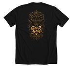 A little bite of school spirit&nbsp;, a Solid Black Blend Premium Unisex Tee (back-view)