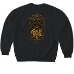 A little bite of school spirit&nbsp;, a Black Softstyle Crewneck Sweatshirt (back-view)