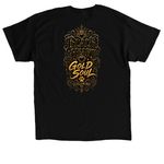 A little bite of school spirit&nbsp;, a Black Classic Unisex Tee (back-view)