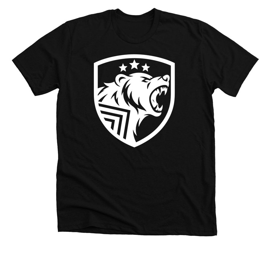 Bear Witness, a Solid Black Blend Premium Unisex Tee