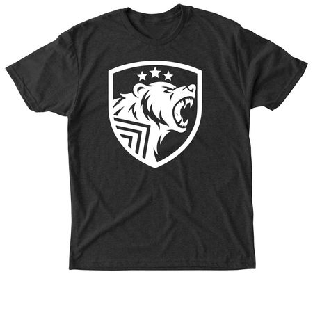Bear Witness, a Vintage Black Triblend Unisex Tee
