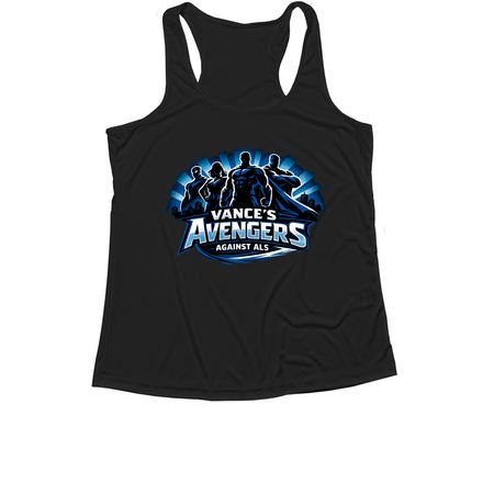 Women's Performance Tank Top, a Black Women's Performance Tank