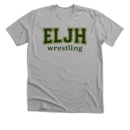 ELJH Wrestling, a Athletic Heather Premium Unisex Tee