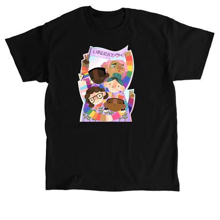 Pride 2026, Lavender Liberation, a Black Classic Unisex Tee