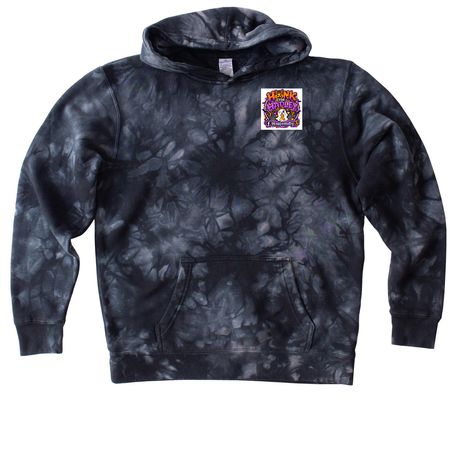 Halloween Tops, a Black Youth Tie Dye Pullover Hoodie